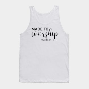 Made to Worship Short Sleeve Tank Top